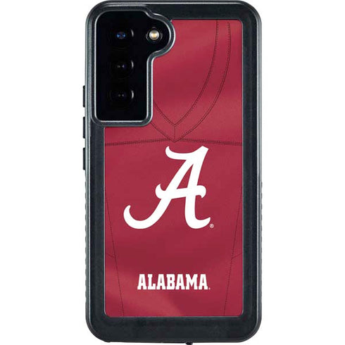 University of Alabama Maroon Jersey Galaxy S24 Plus Waterproof Case